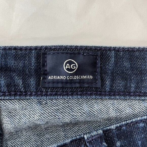 Ag Adriano Goldschmied Blue Denim Polka Dot Skinny Jeans Size 28 Women’s - Picture 5 of 10